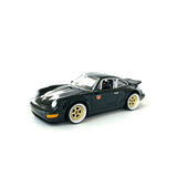 1/64 wheels with easy installation, hot wheels porsche 964 on FS design in Top Secret Gold with monoblock advanced alloy.