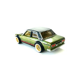 1/64 wheels with easy installation, hot wheels datsun bluebird 510 on RS design in diamond gold with monoblock advanced alloy.