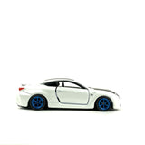 1/64 wheels with easy installation, Tomica Lexus RCF on Monoblock SS design in Martini Teal, with low profile tires.