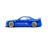 1/64 wheels with easy installation, kaido house r34 gtr on VS design in top secret gold with monoblock advanced alloy.