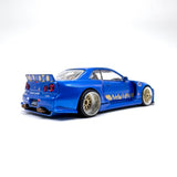 1/64 wheels with easy installation, kaido house r34 gtr on VS design in top secret gold with monoblock advanced alloy.