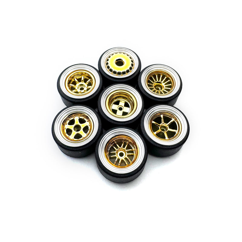 Diamond Cut Gold 1/64 wheels Advanced Alloy – Monoblock Wheels