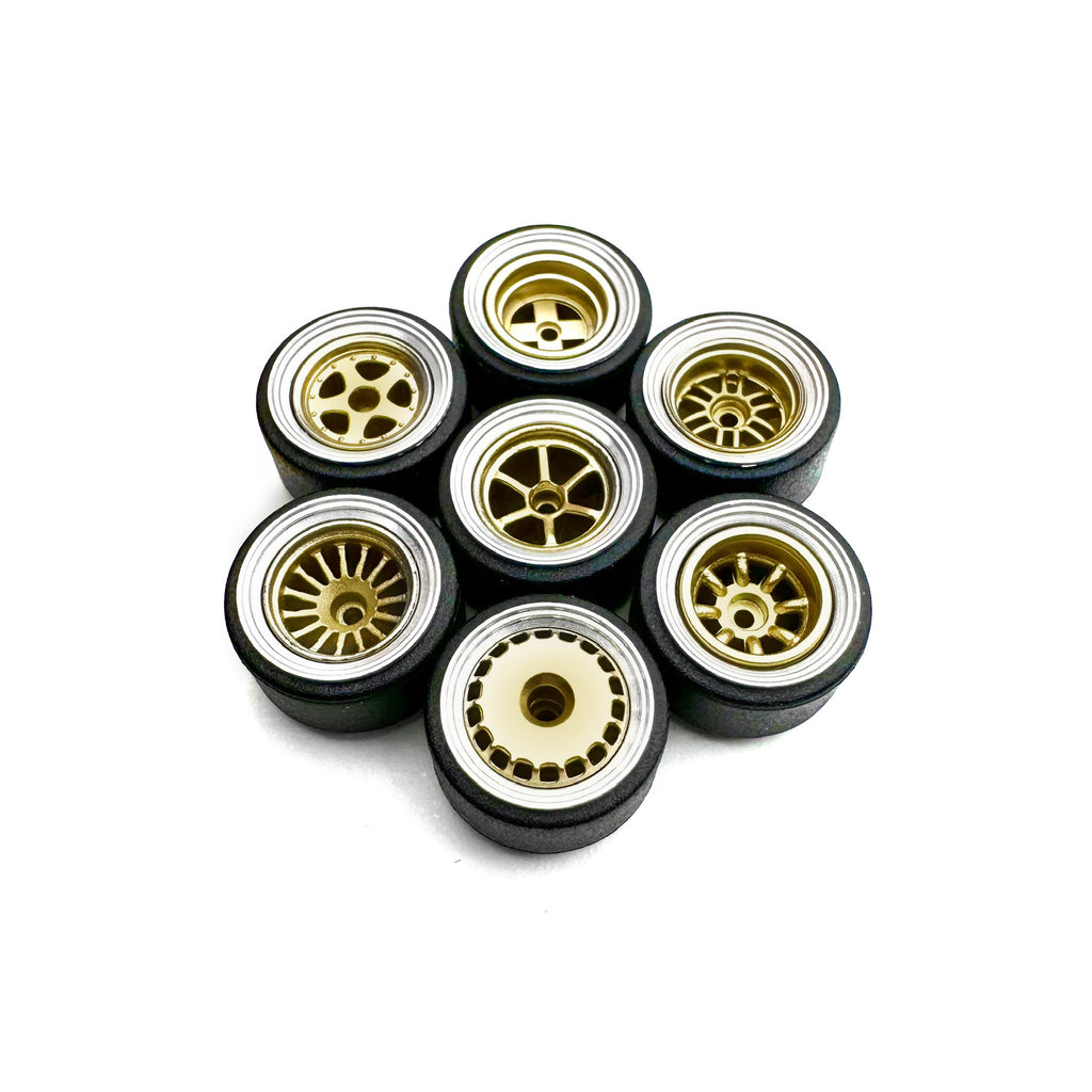 Top Secret Rims Top Secret Gold 1/64 wheels Advanced Alloy – Monoblock Wheels