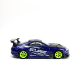 1/64 wheels with easy installation, aoshima ridox jza80 supra on SS design in neon yellow, with low profile tires.