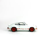 1/64 wheels with easy installation, tomica porsche 911 carrera rs 2.7 on RS design in kamikaze red, with low profile tires.