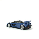 1/64 wheels with easy installation, hot wheels mclaren sena on MS design in metallic silver, with Michelin race tires.