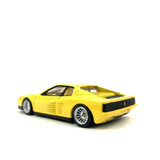 1/64 wheels with easy installation, tomica ferrari testarossa on MS design in metallic silver, with low profile tires.