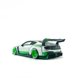 1/64 wheels with easy installation, minigt bentley continental gt3 presentation car on monoblock MS design in takata green, with speedhunters race tires.