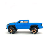 1/64 wheels with easy installation, hot wheels toyota tacoma on monoblock SS design in brilliant brozne, with BFGoodrich All-Terrain Off-road Tires.