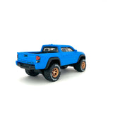 1/64 wheels with easy installation, hot wheels toyota tacoma on monoblock SS design in brilliant brozne, with BFGoodrich All-Terrain Off-road Tires.