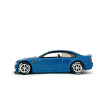 1/64 wheels with easy installation, hot wheels bmw m3 e46 on monoblock SS design in metallic silver, with Falken race tires