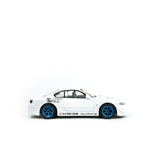 1/64 wheels with easy installation, aoshima vertex lang s15 silvia on SS design in martini teal, with low profile tires.