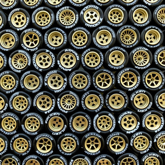 Top Secret Rims 1/64 wheels Top Secret Gold – Monoblock Wheels