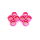 1/64 wheels with easy installation, monoblock stance alternative tires in pink.