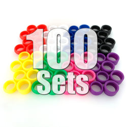 1/64 wheels with easy installation, stance alternative tires without rims, in 100 sets bundle value pack.