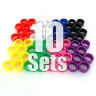 1/64 wheels with easy installation, stance alternative tires in 10 sets bundle value pack.
