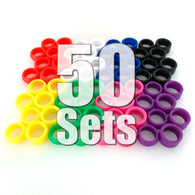 1/64 wheels with easy installation, monoblock stance alternative tires in 50 sets bundle value pack.
