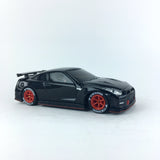 1/64 wheels with easy installation, ucc coffee nissan gt-r nismo (R35) on monoblock SS design in kamikaze red, with Yokohama race tires.