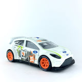 1/64 wheels with easy installation, hot wheels '11 ken block ford fiesta on SS design in gulf orange, with Toyo race tires.