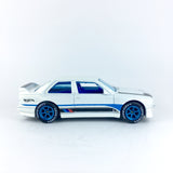 1/64 wheels with easy installation, Hot Wheels BMW M3 on Monoblock SS design in Martini Blue, with TOYO race tires.